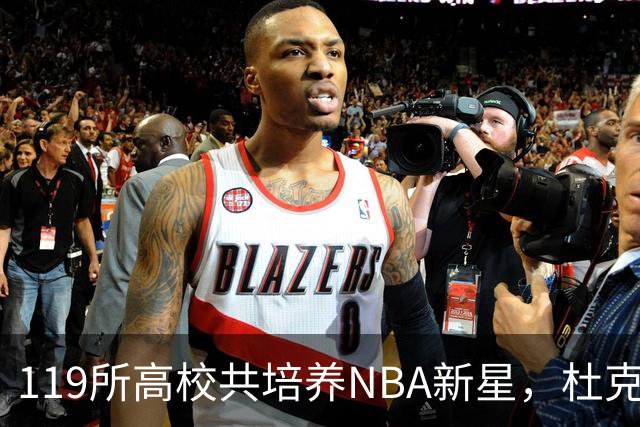 119所高校共培养NBA新星，杜克与肯塔基各占首位